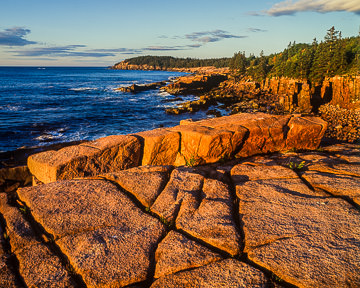 LE-AM-LA-012&nbsp;&nbsp;&nbsp;&nbsp;&nbsp;&nbsp;&nbsp;&nbsp; Rocky Coast, Park Loop Drive, Acadia National Park, Maine